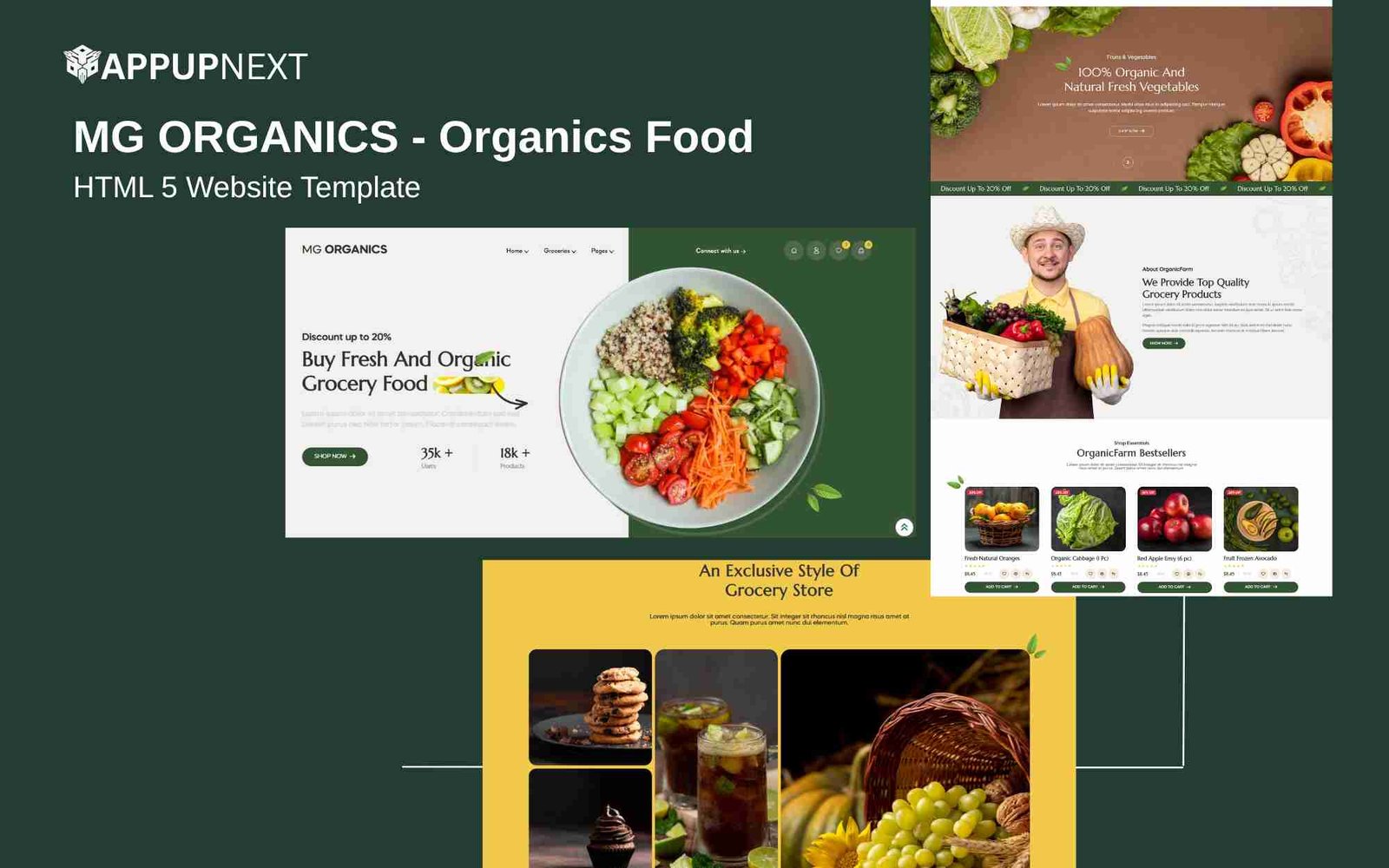 MG ORGANICS - Organics Food - HTML 5 Website Template - v1