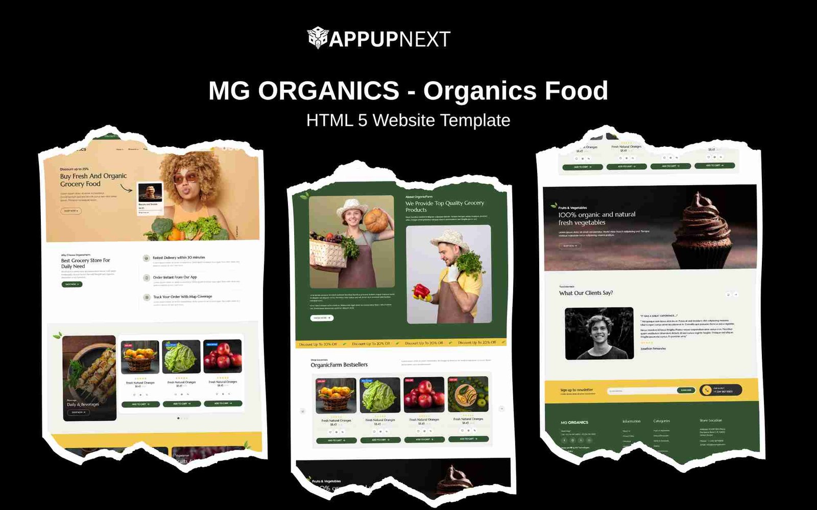 MG ORGANICS - Organics Food - HTML 5 Website Template - v2