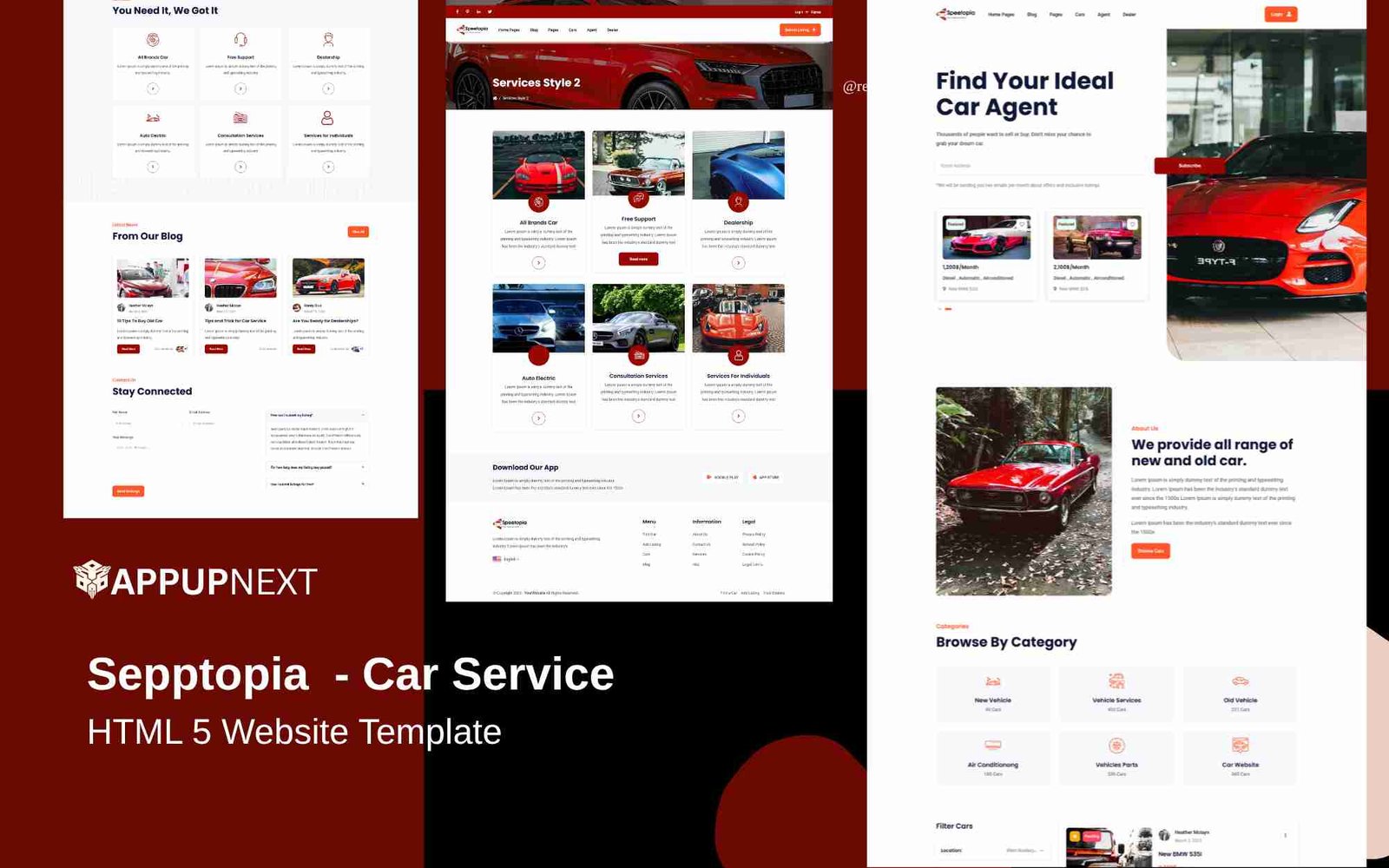 Sepptopia  - Car Service - HTML 5 Website Template - v2
