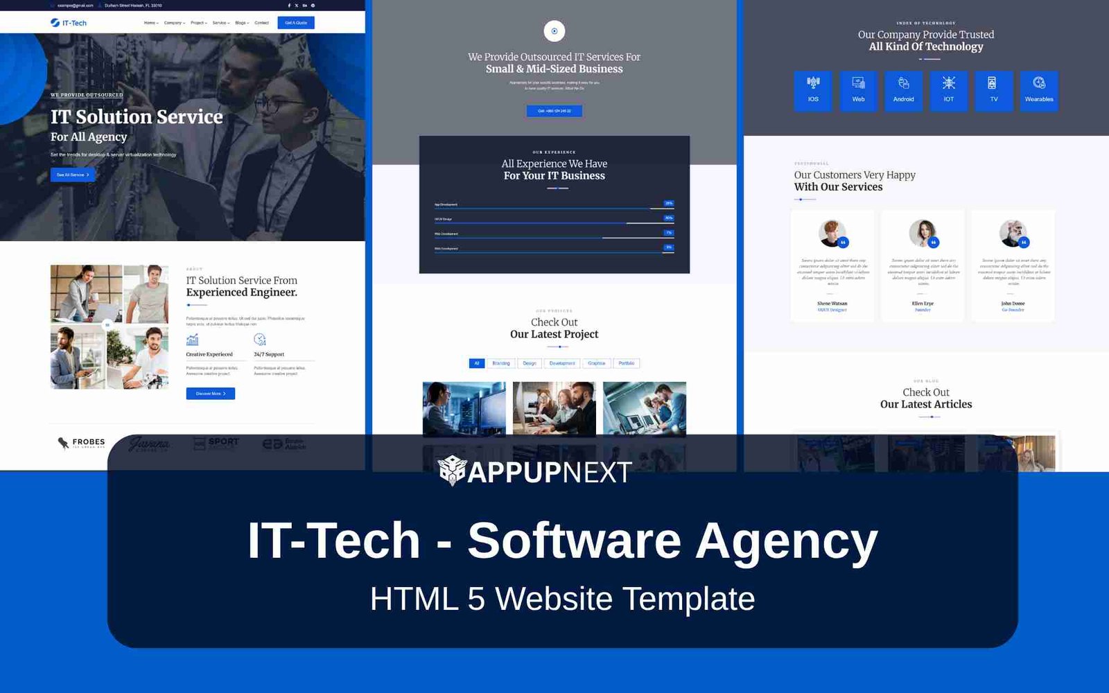 IT-Tech - Software Agency - HTML 5 Website Template - v1