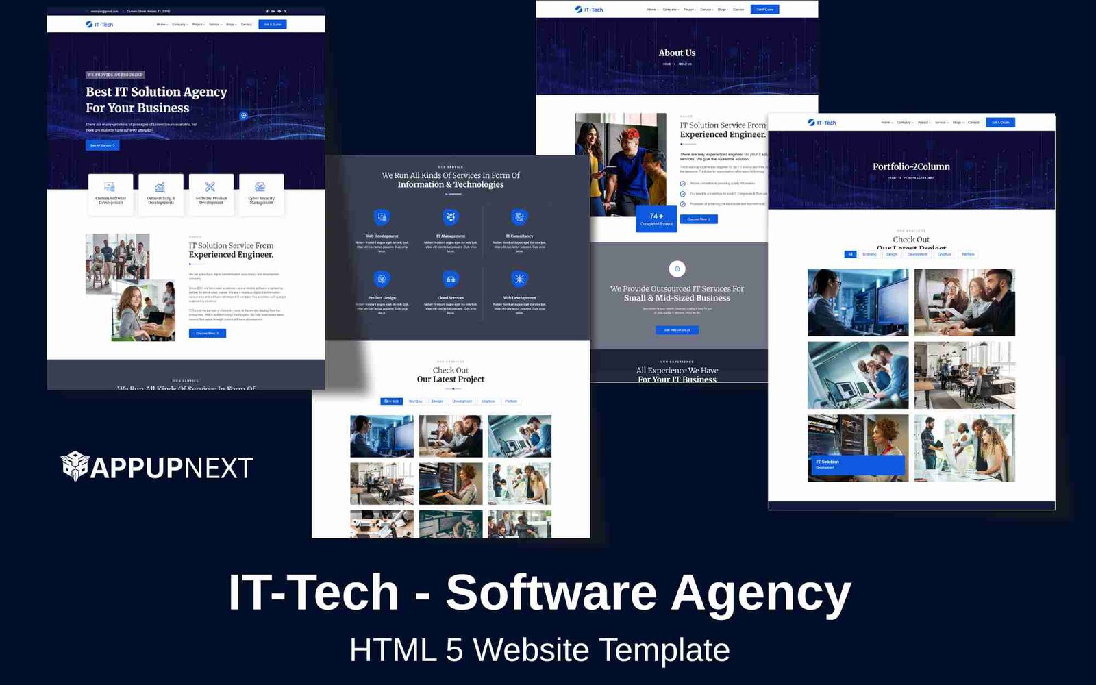 IT-Tech - Software Agency - HTML 5 Website Template - v3