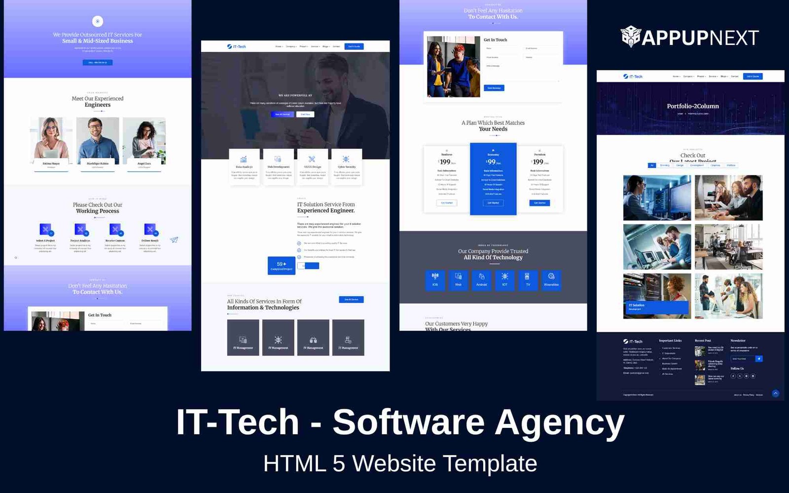 IT-Tech - Software Agency - HTML 5 Website Template - v4