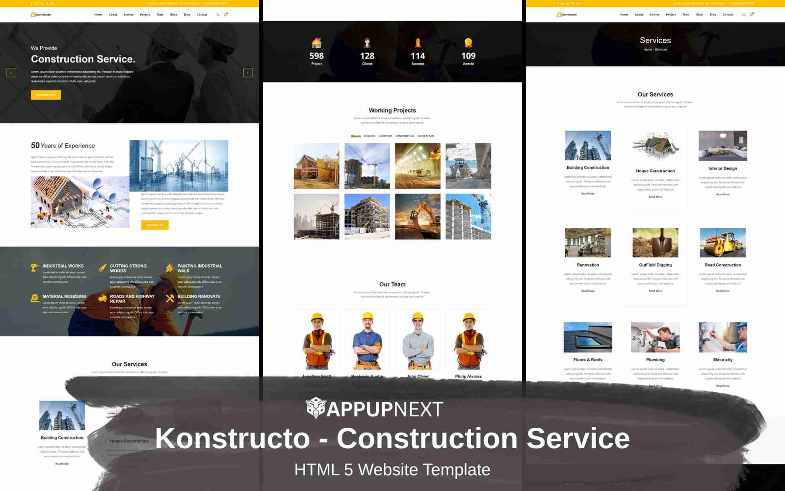 Konstructo - Construction Service - HTML 5 Website Template