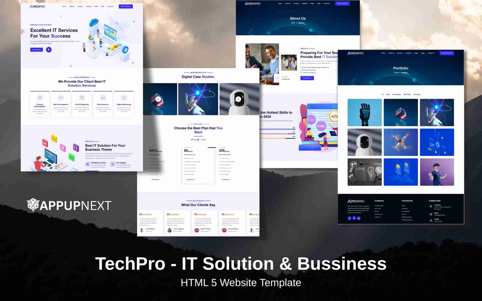 TechPro - IT Solution & Bussiness - HTML 5 Website Template - v2