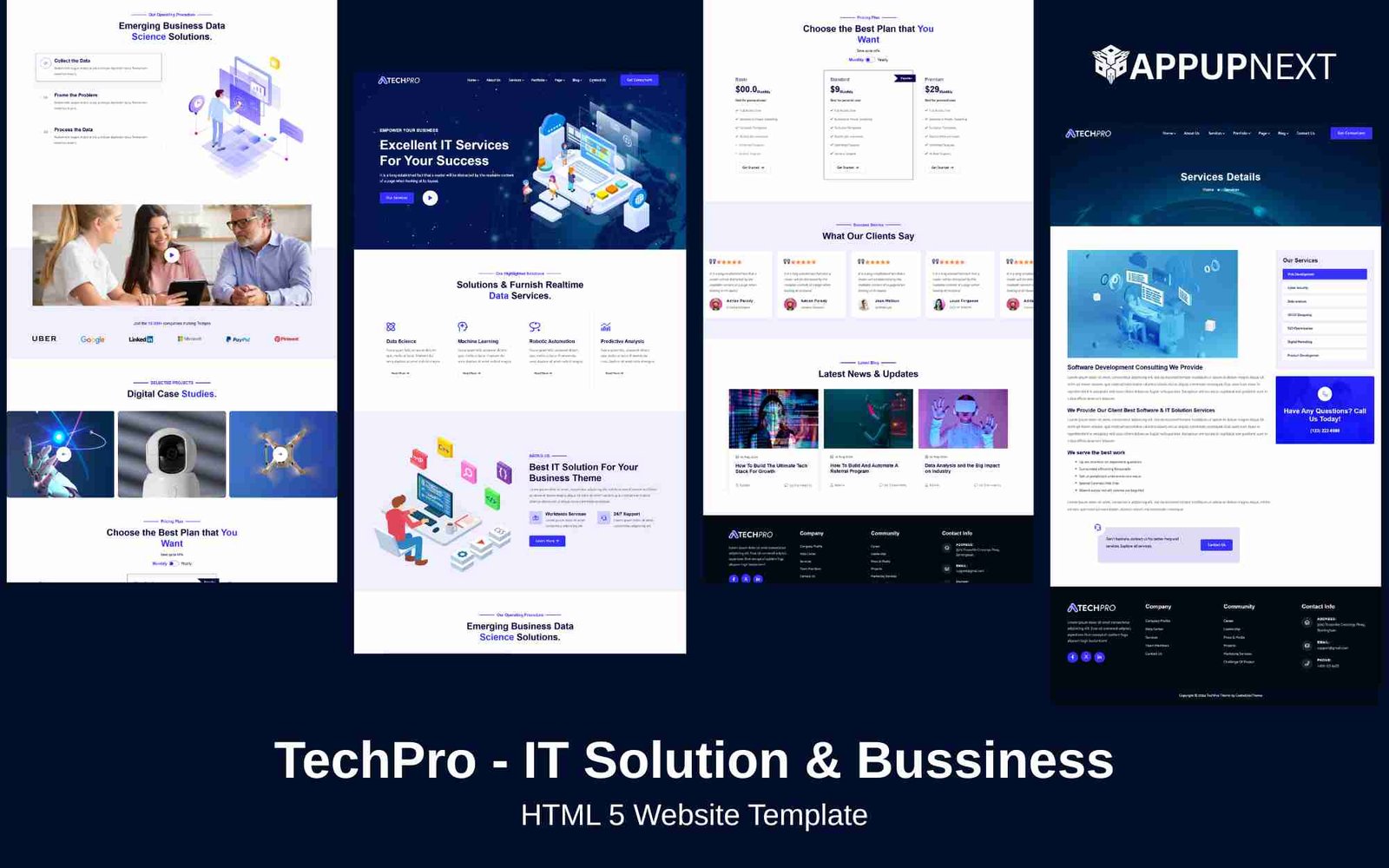 TechPro - IT Solution & Bussiness - HTML 5 Website Template - v3