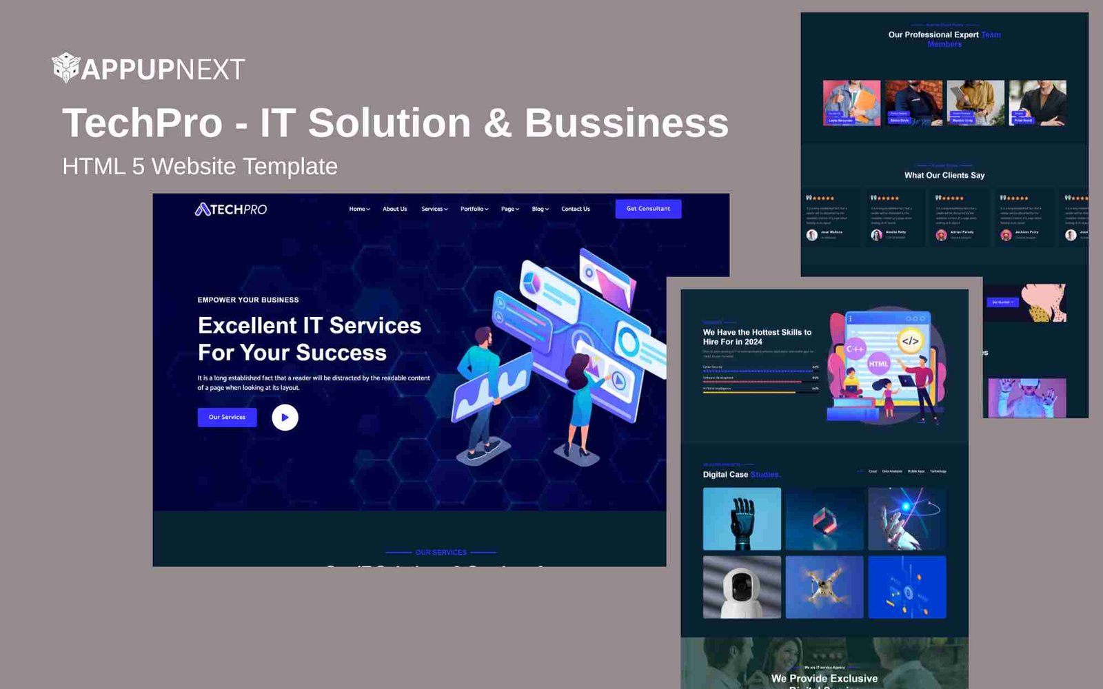 TechPro - IT Solution & Bussiness - HTML 5 Website Template - v6
