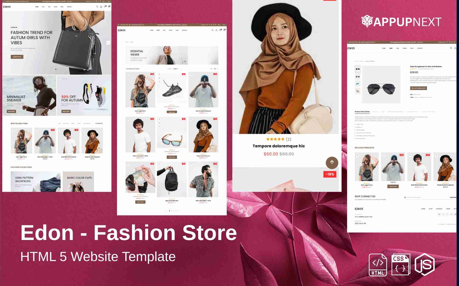 Edon - Fashion Store  - HTML 5 Website Template