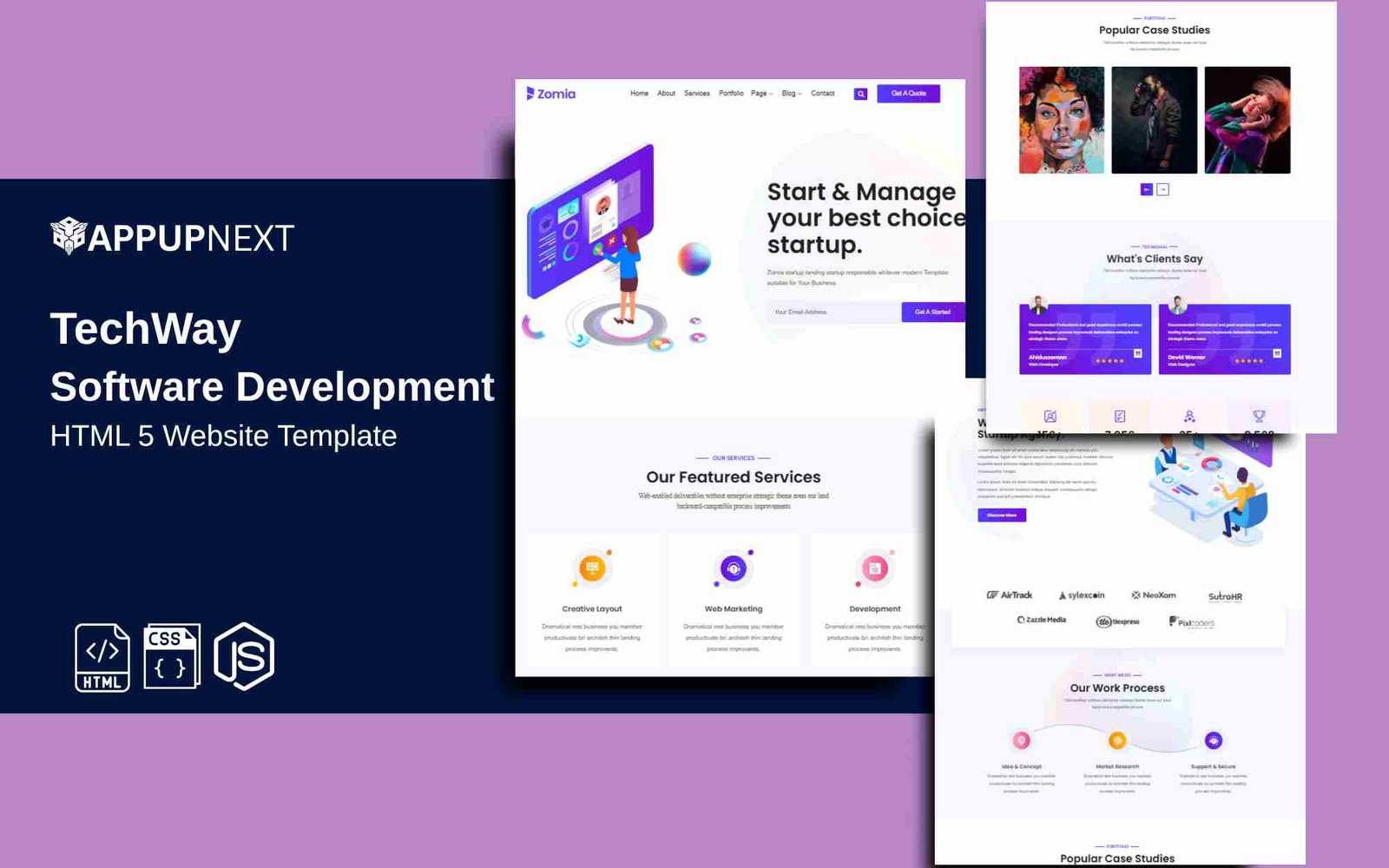 TechWay - Software Development - HTML 5 Website Template