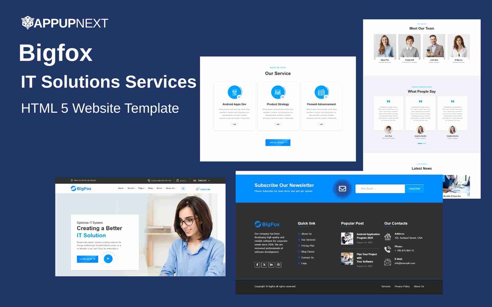 Bigfox - IT Solutions Services - HTML 5 Website Template - v1