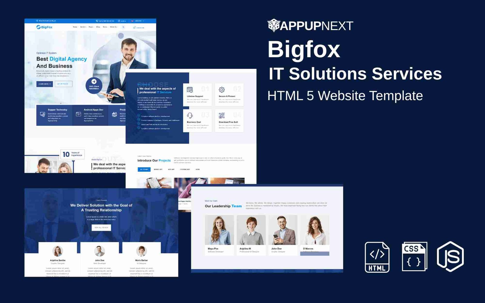 Bigfox - IT Solutions Services - HTML 5 Website Template - v2