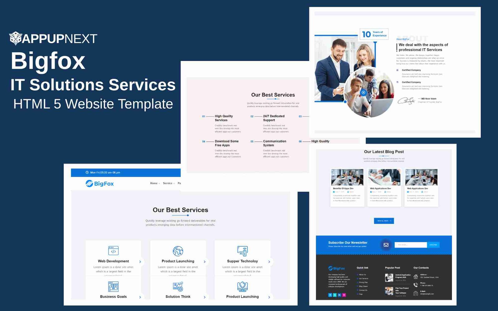 Bigfox - IT Solutions Services - HTML 5 Website Template - v3