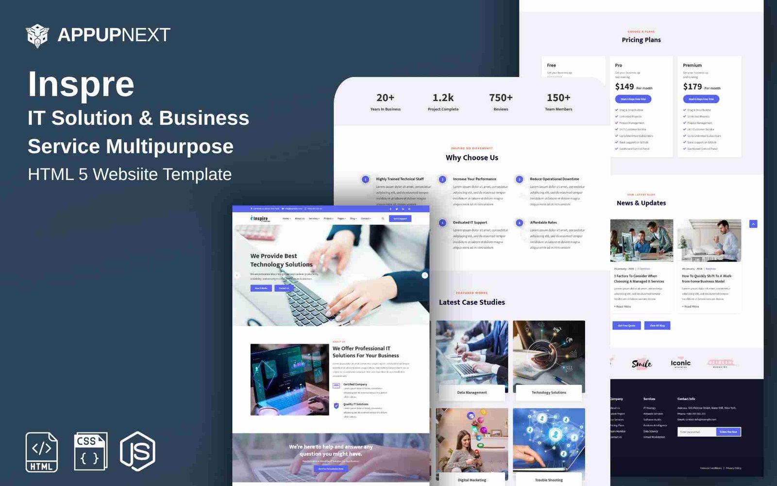 Inspre - IT Solution & Business Service Multipurpose - HTML 5 Website Template - v1