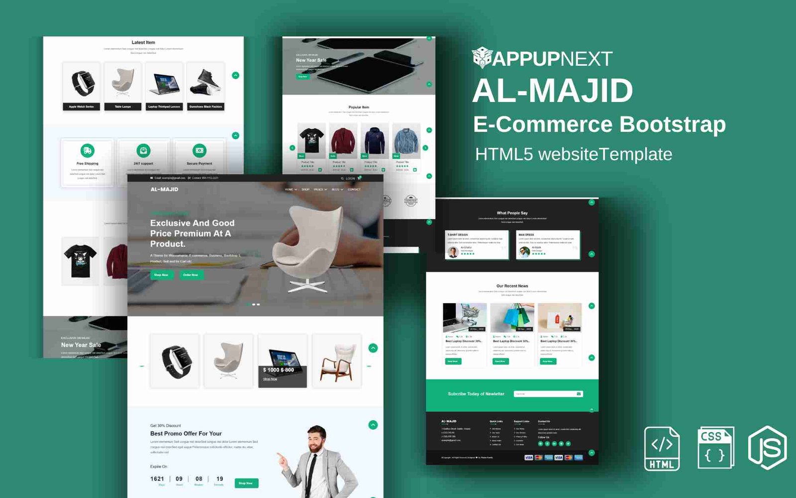 AL-MAJID - E-commerce Bootstrap - HTML 5 Website Template - v2