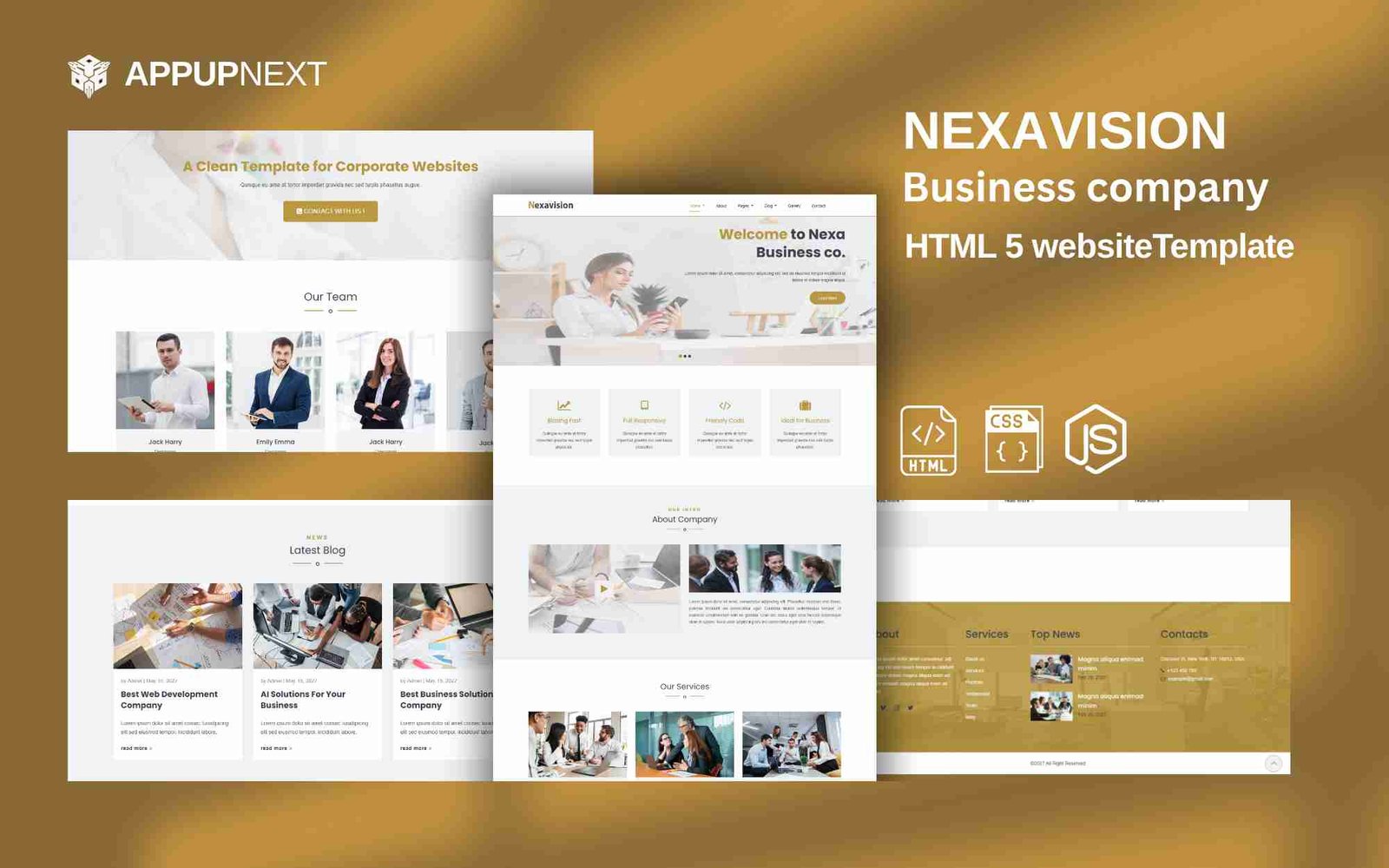 NEXAVISION - Business company - HTML 5 Website Template - v2