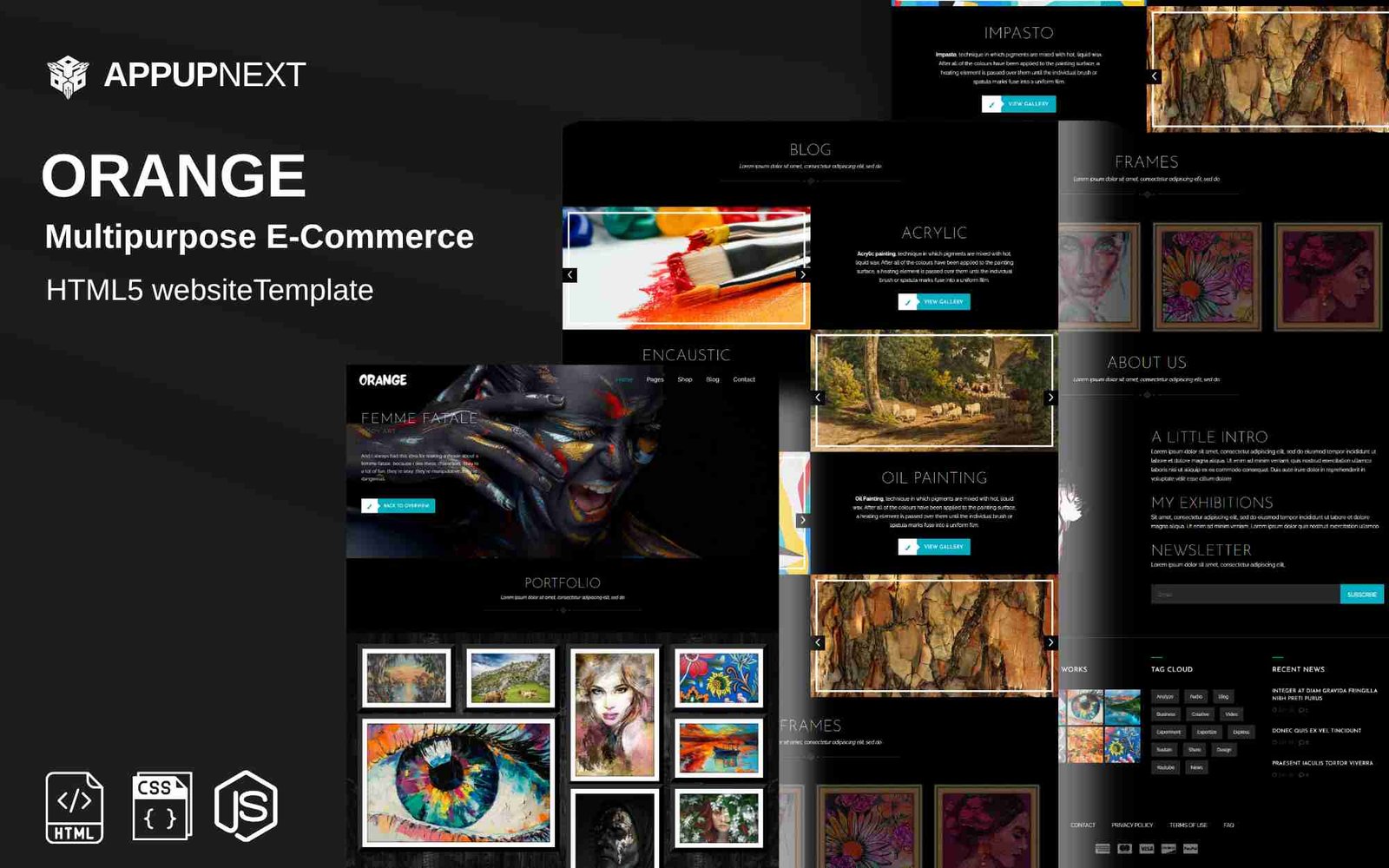 ORANGE - Multipurpose E-Commerce  - HTML 5 Website Template - v8