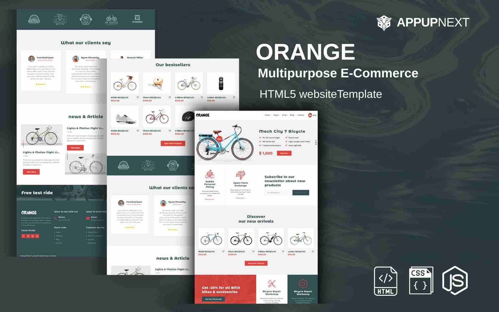 ORANGE - Multipurpose E-Commerce  - HTML 5 Website Template - v9