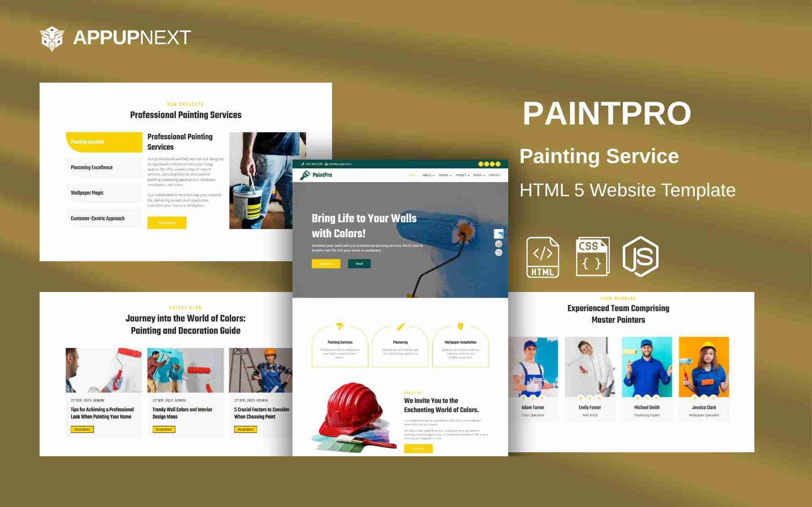 PAINTPRO - Painting Service - HTML 5 Website Template