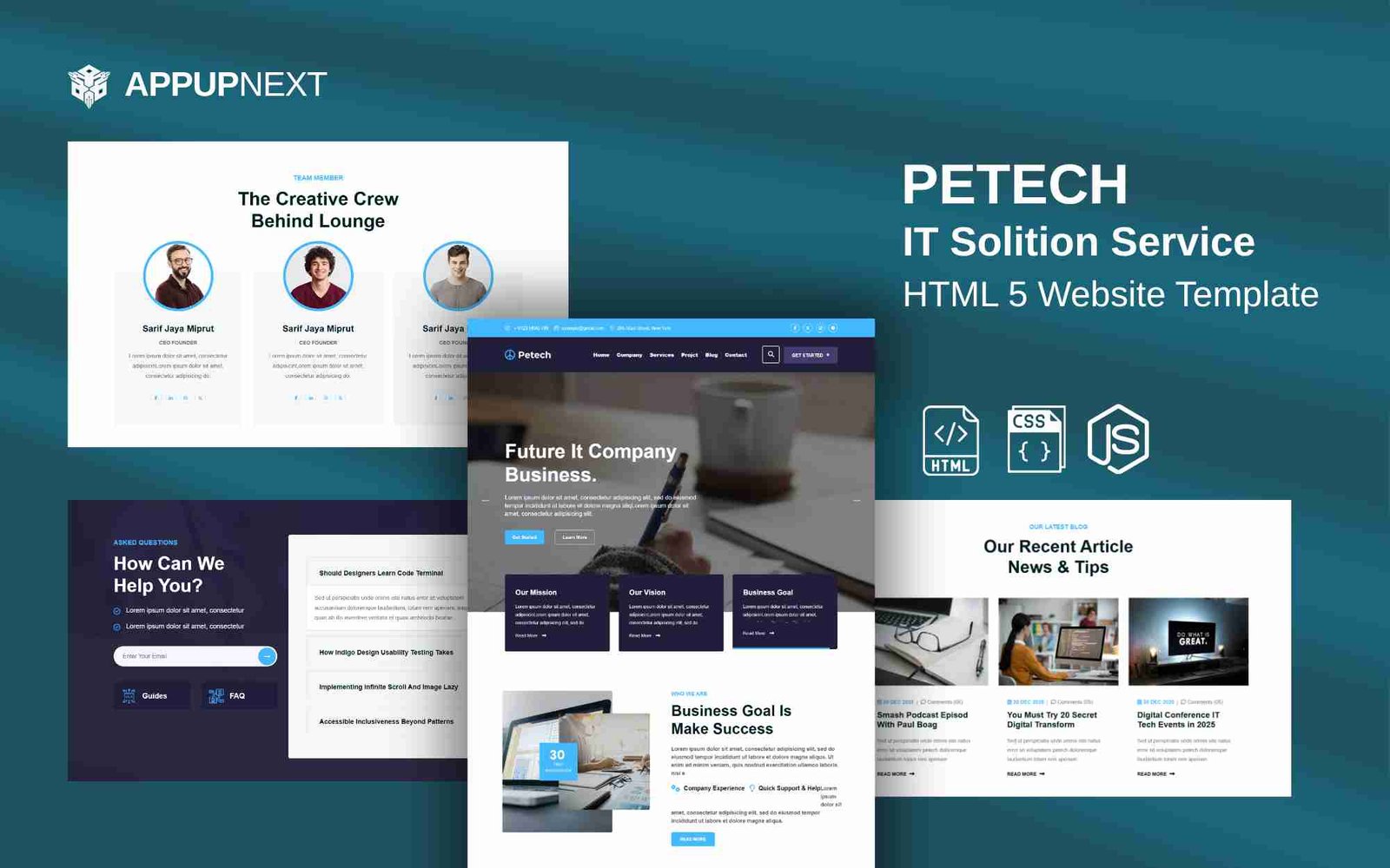 PETECH - IT Solition Service - HTML 5 Website Template - v3