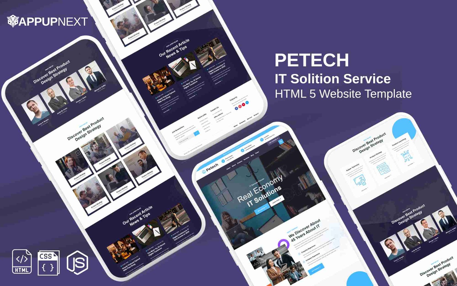 PETECH - IT Solition Service - HTML 5 Website Template - v4