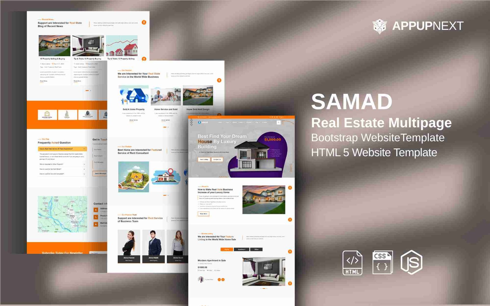 SAMAD - Real Estate Multipage - Bootstrap WebsiteTemplate- HTML 5 Website Template