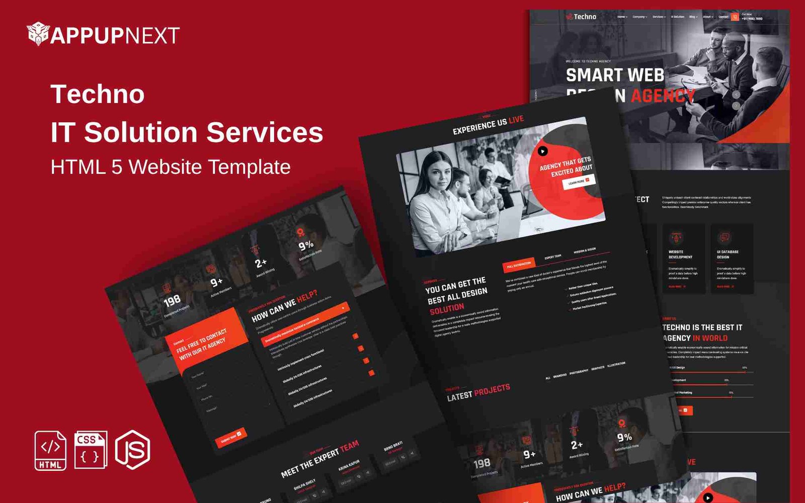 Techno - IT Solution Services - HTML 5 Website Template - v5