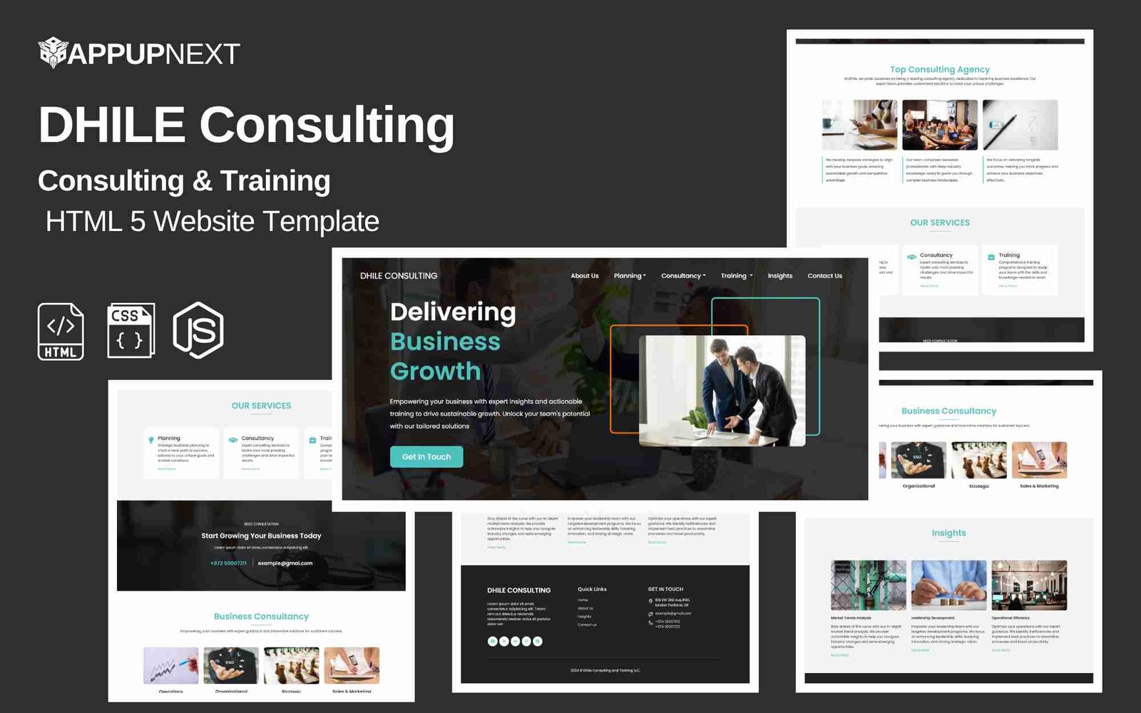 DHILE Consulting - Consulting & Training - HTML 5 Website Template