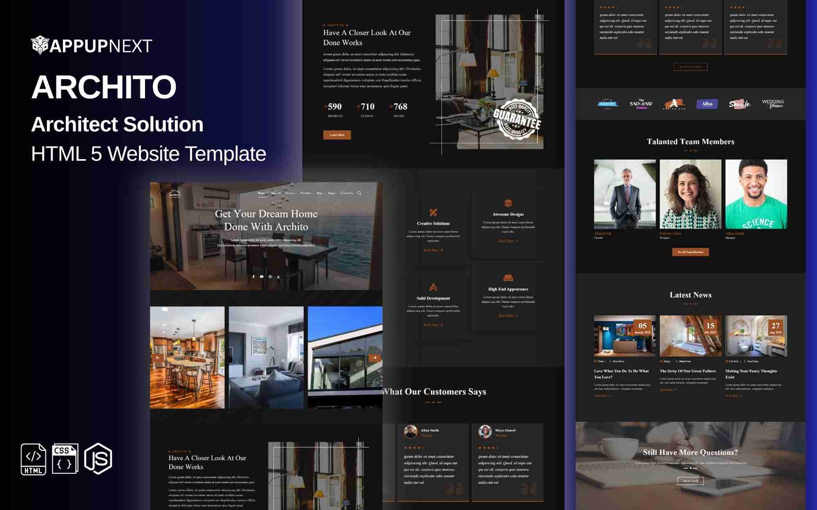 ARCHITO - Architect Solution - HTML 5 Website Template - v7