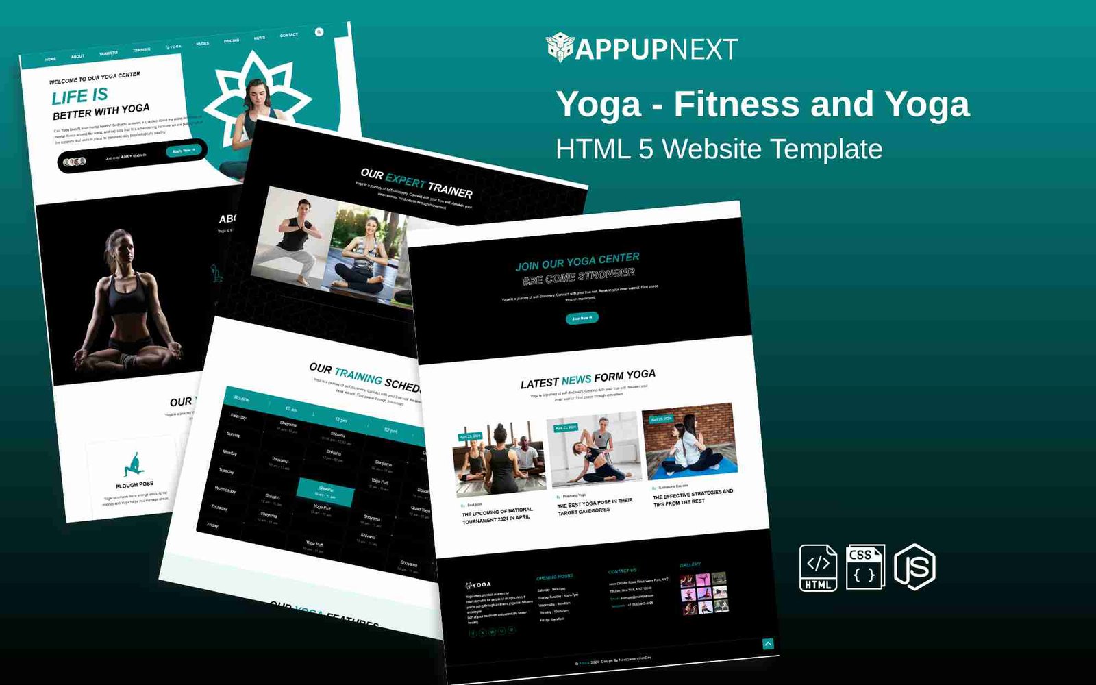 Yoga - Fitness and Yoga - HTML 5 Website Template - v1