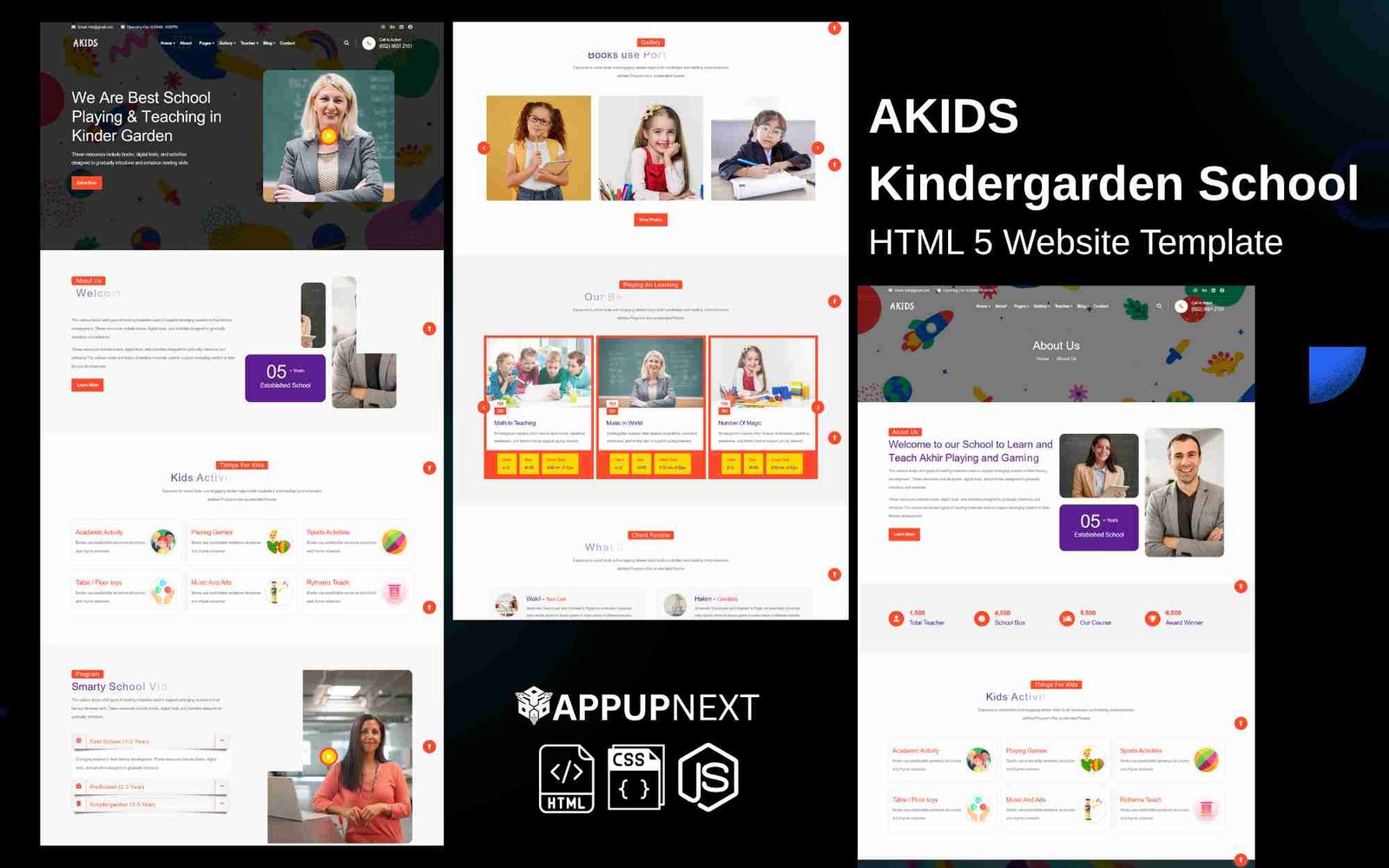 AKIDS - Kindergarden School - HTML 5 Website Template - v2