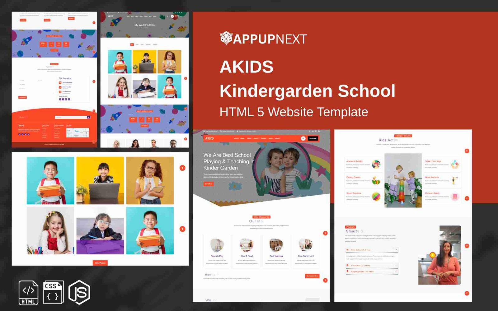 AKIDS - Kindergarden School - HTML 5 Website Template - v3