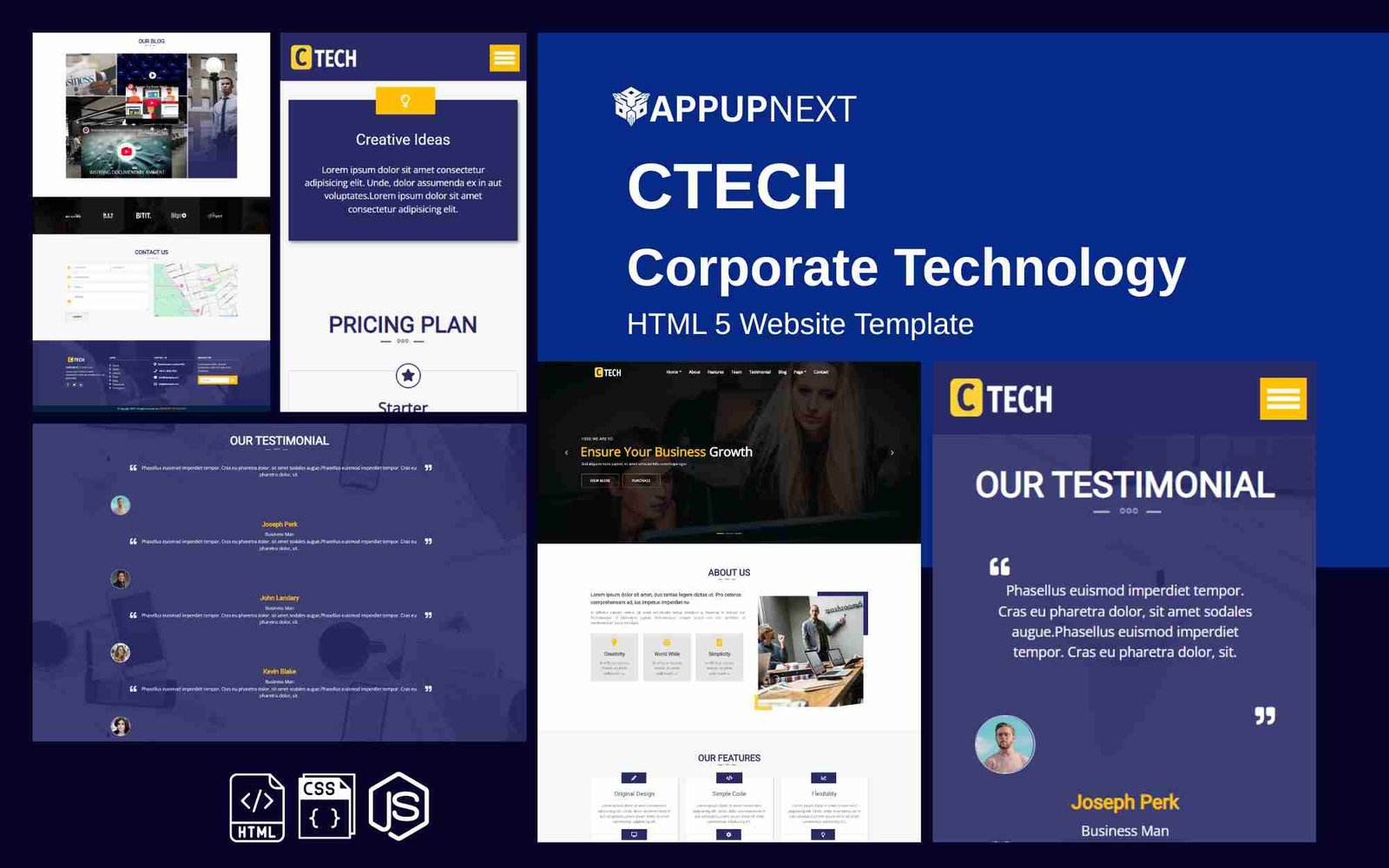 CTECH - Corporate Technology - HTML 5 Website Template - v1