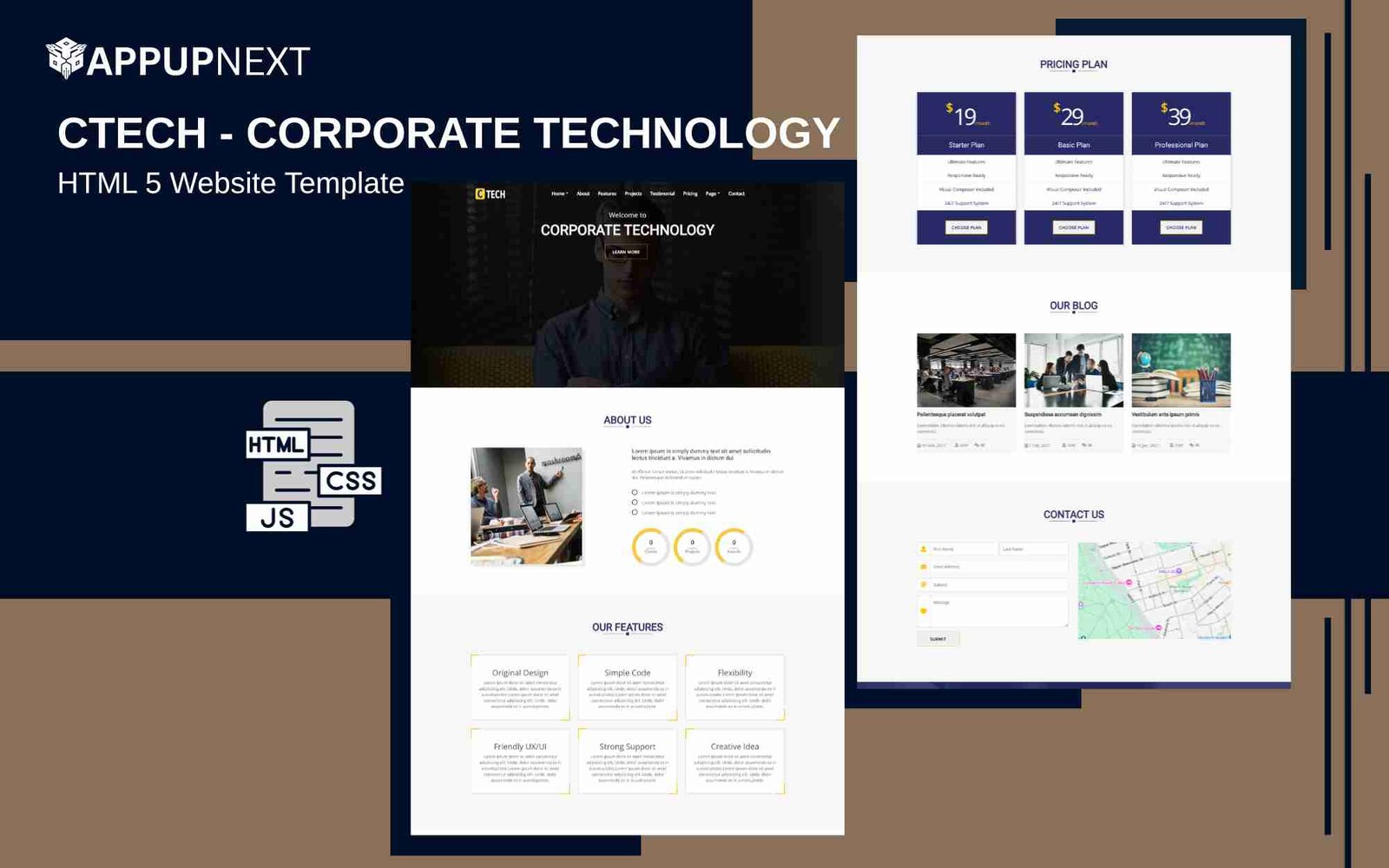 CTECH - Corporate Technology - HTML 5 Website Template - v3
