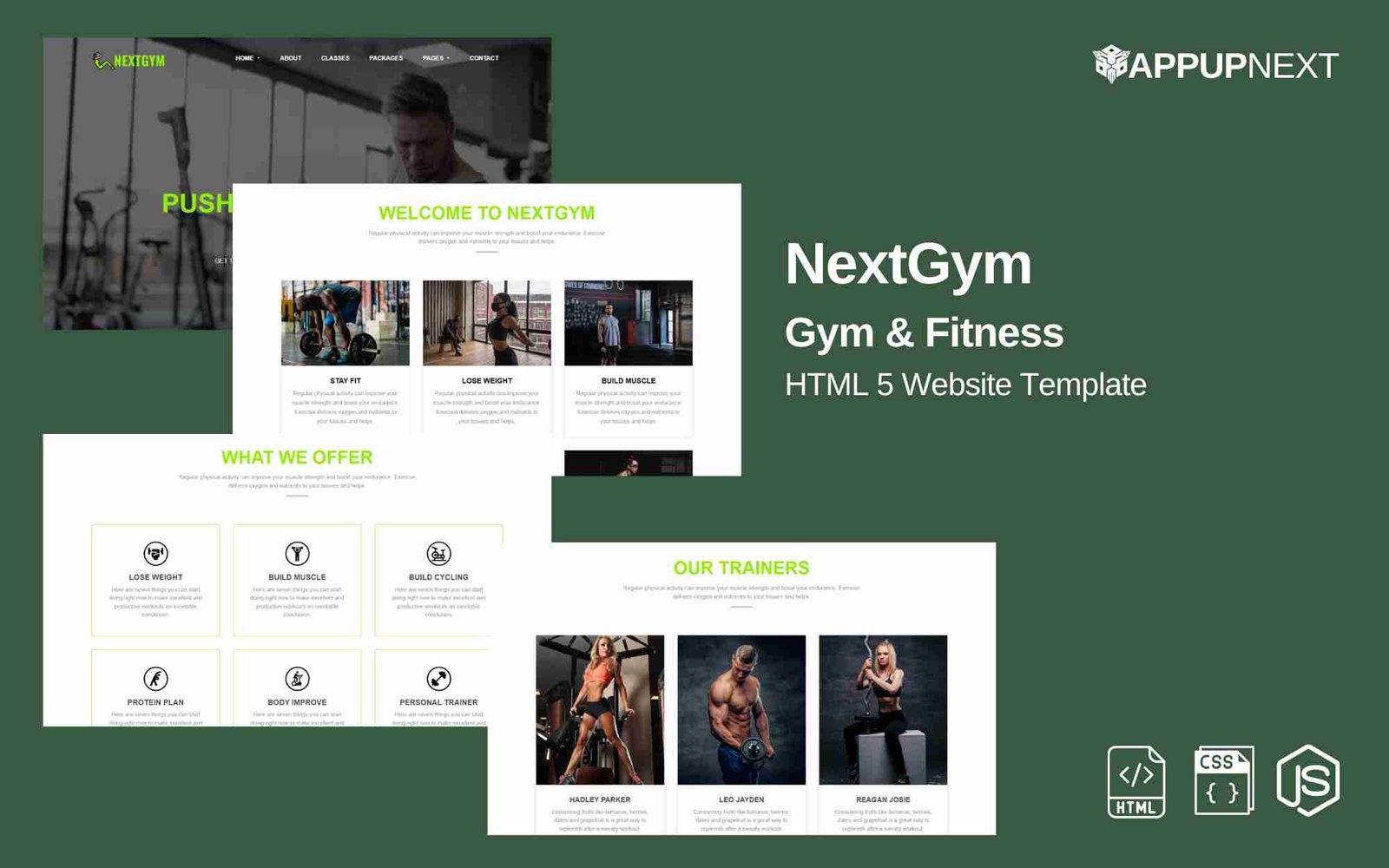 NextGym - Gym & Fitness - HTML 5 Website Template - v1