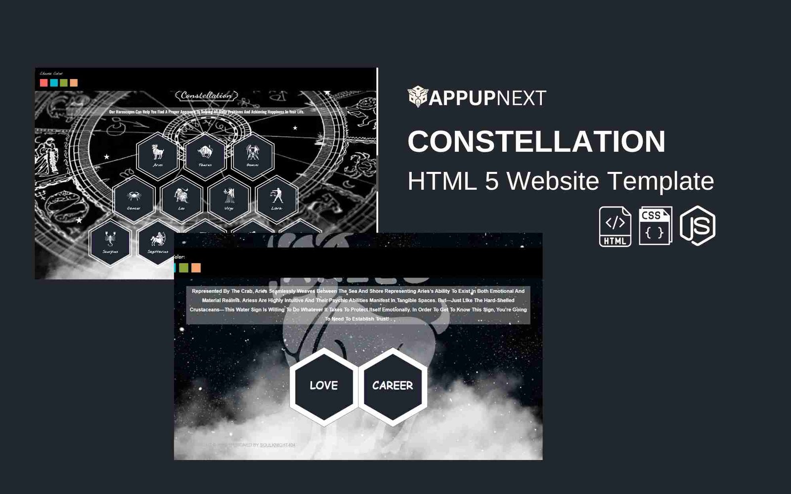 CONSTELLATION  - HTML 5 Website Template