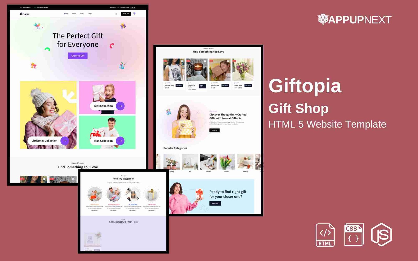Giftopia - Gift Shop - HTML 5 Website Template - v2