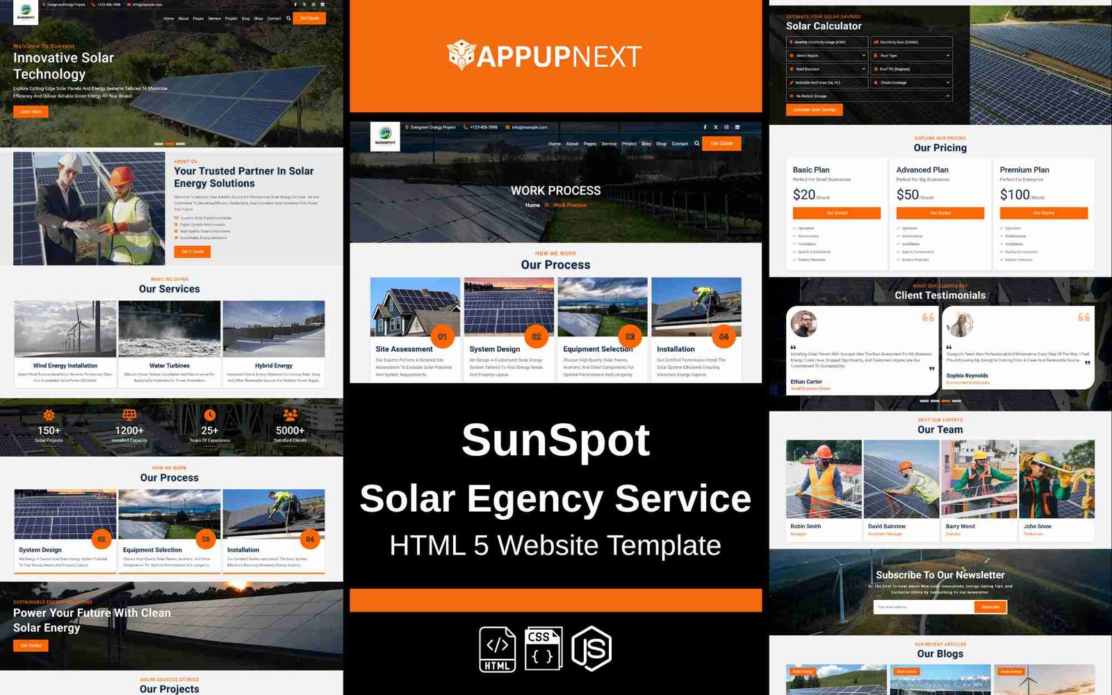 SunSpot - Solar Egency Service - HTML 5 Website Template