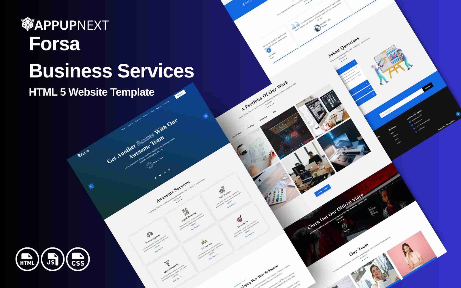 Forsa - Business Services- HTML 5 Website Template - v1