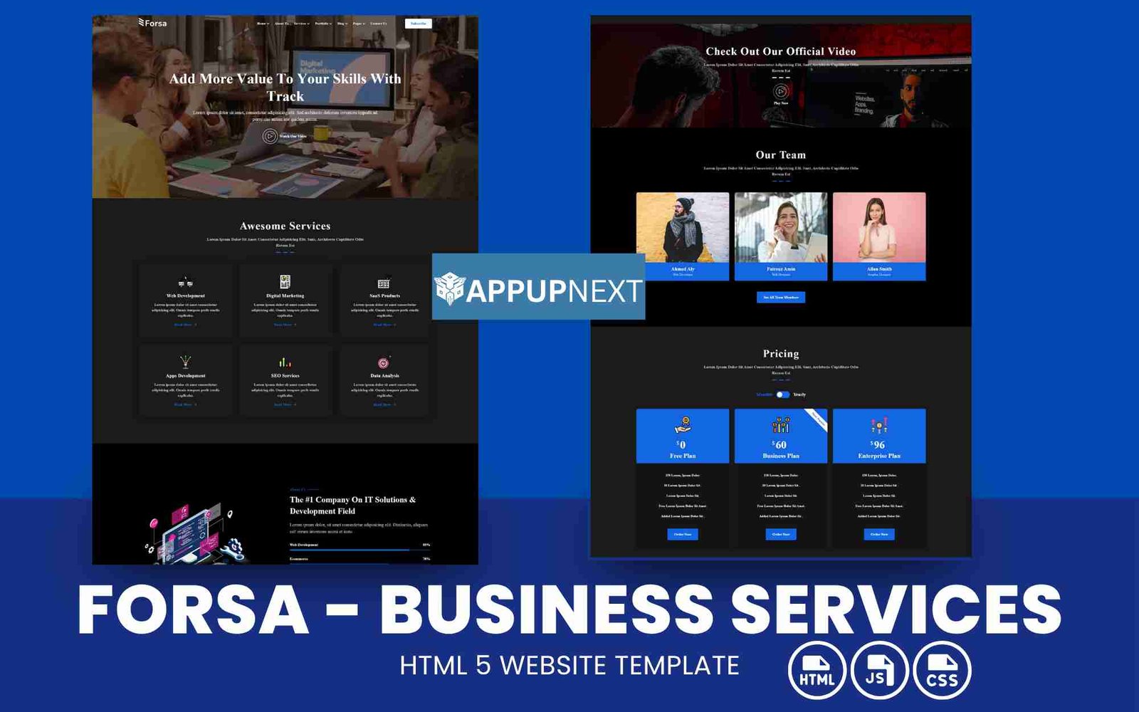 Forsa - Business Services- HTML 5 Website Template - v3