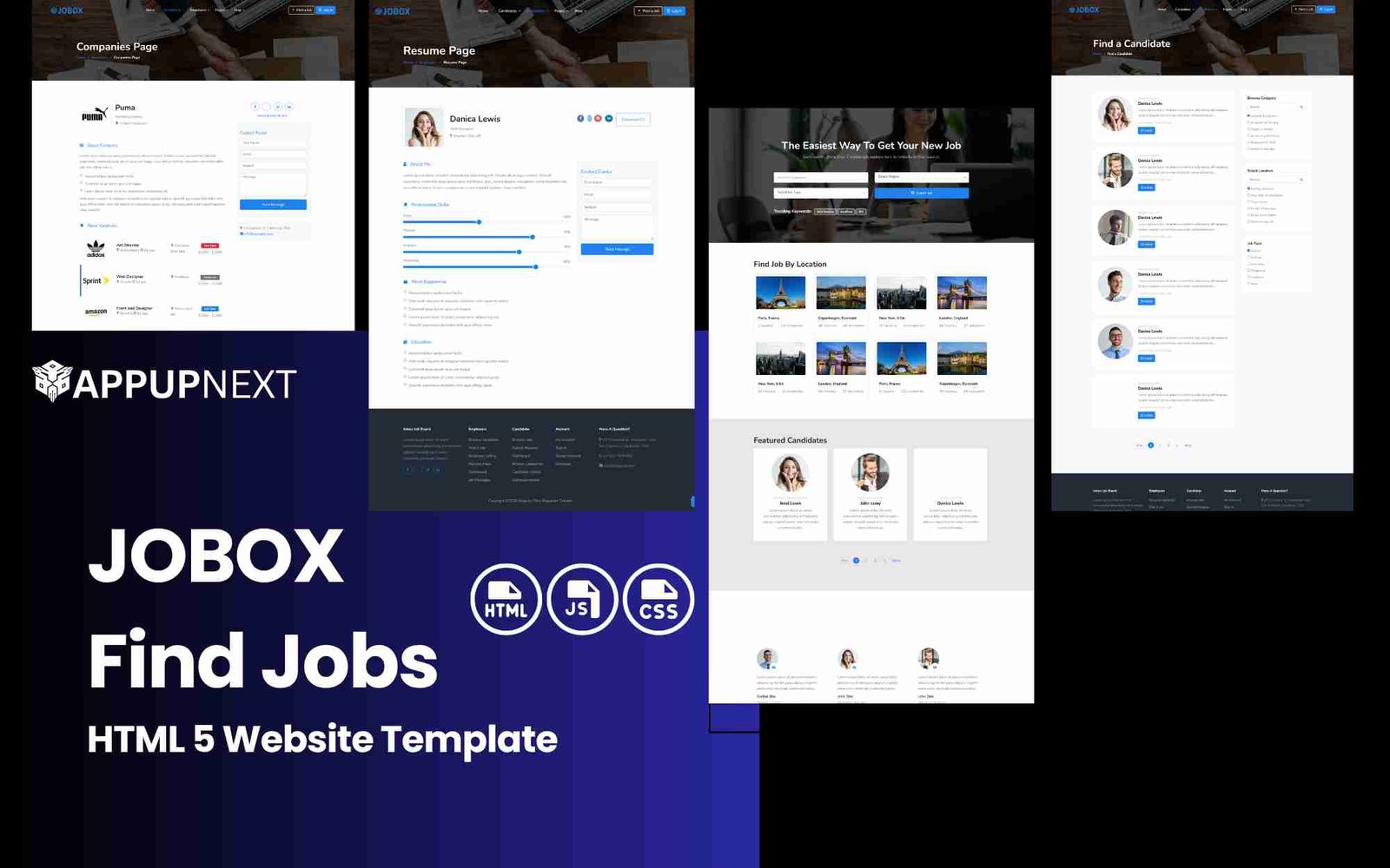 JOBOX- Find Jobs -  HTML 5 Website Template - v2