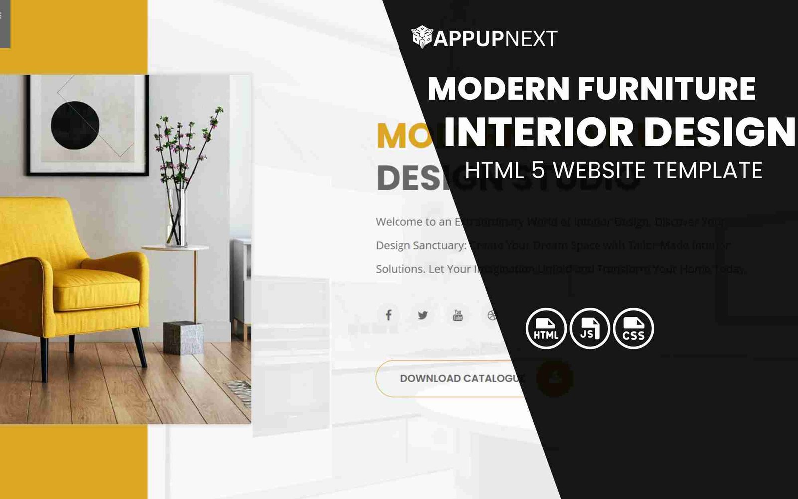 Modern Furniture Design Studio - Interior Design - HTML 5 Website Template