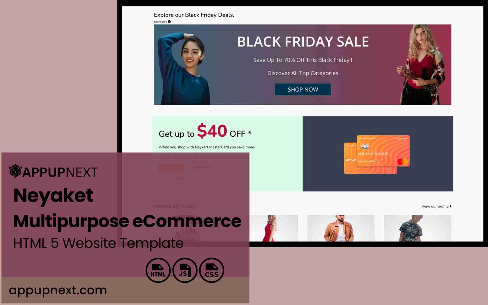 Neyaket - Multipurpose eCommerce- HTML 5 Website Template - v2
