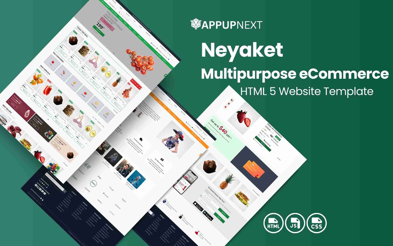 Neyaket - Multipurpose eCommerce- HTML 5 Website Template - v4