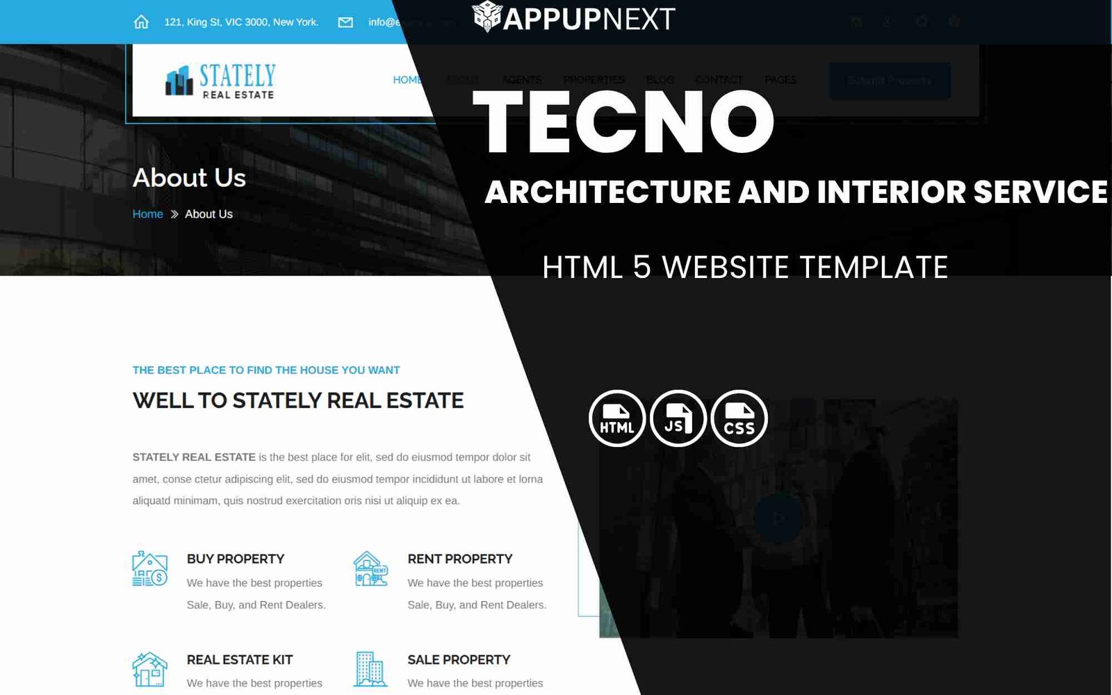 Tecno - Architecture and Interior Service- HTML 5 Website Template - v1