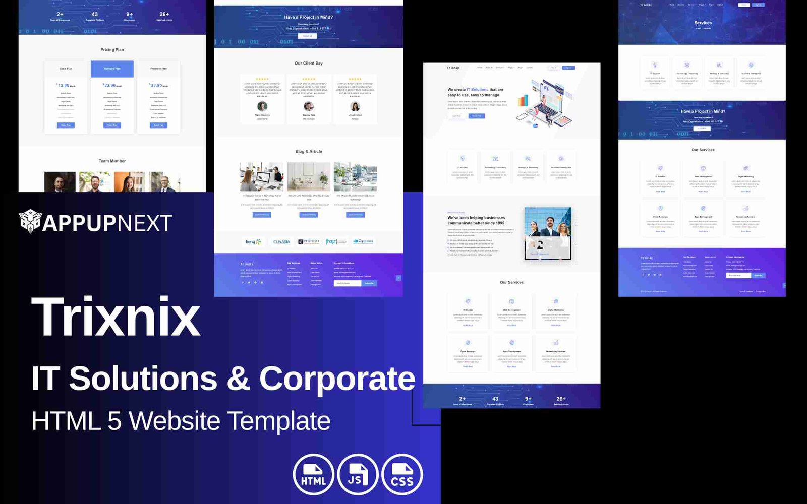 Trixnix - IT Solutions & Corporate - HTML 5 Website Template