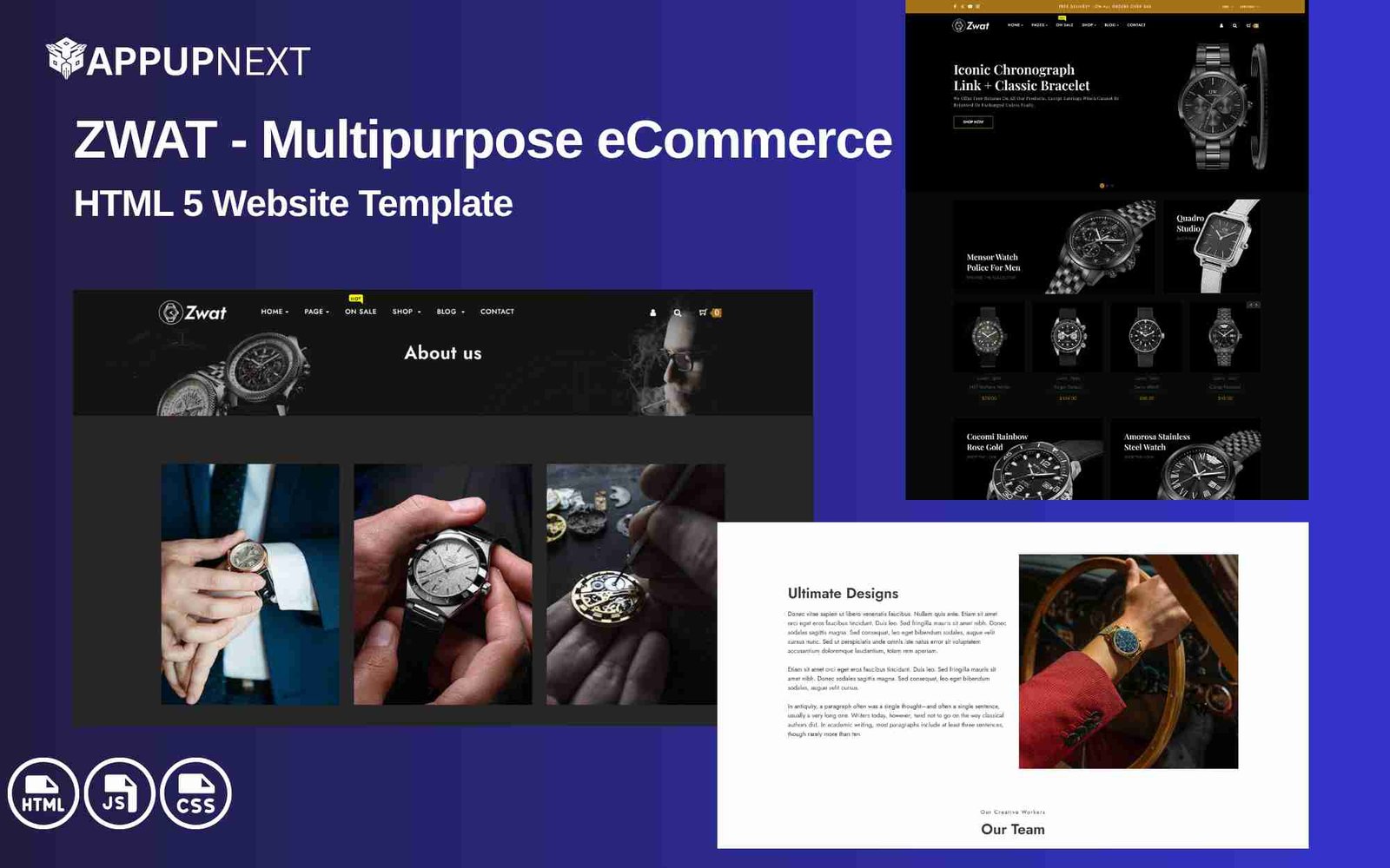 ZWAT - Multipurpose eCommerce - HTML 5 Website Template - v3