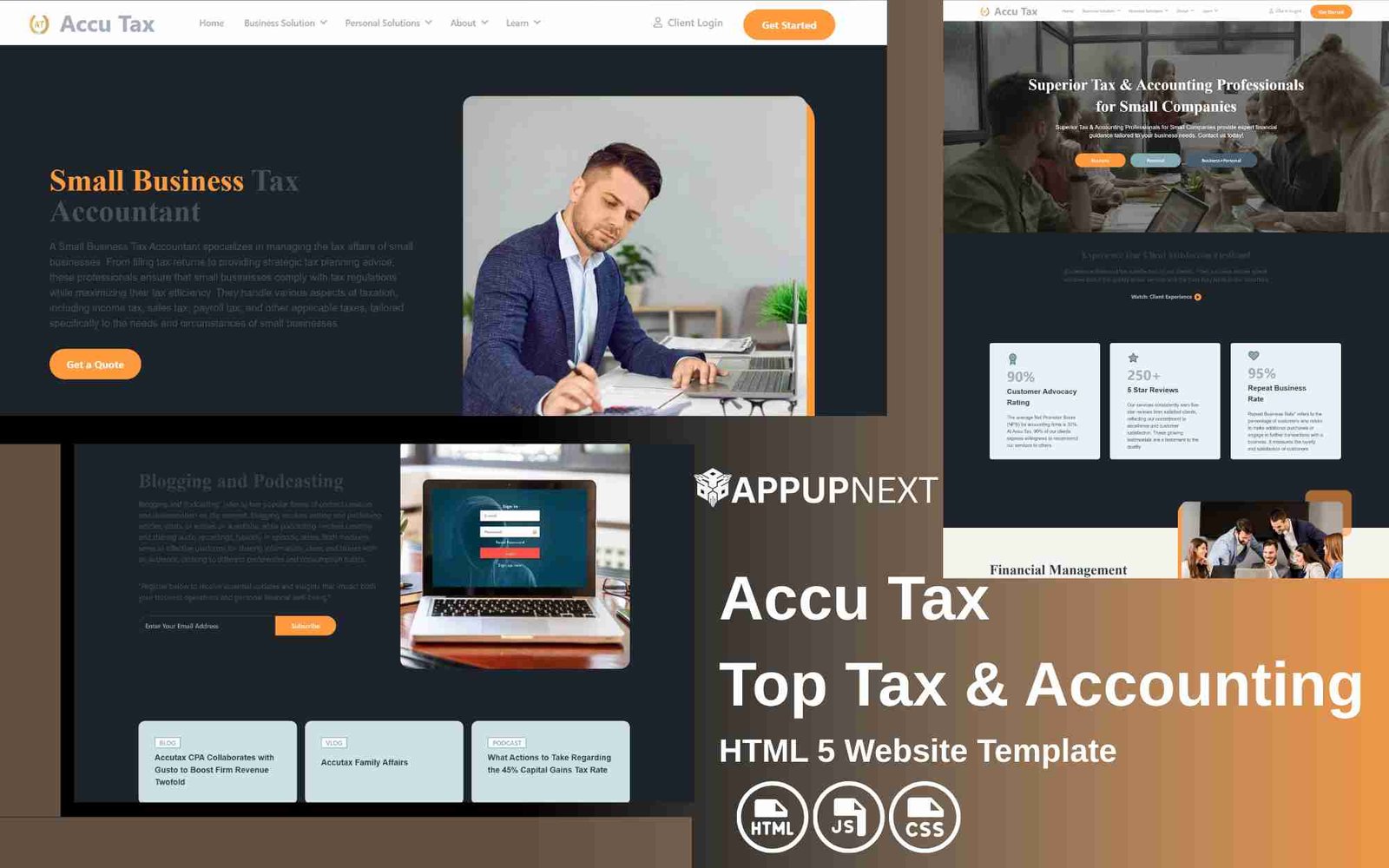 Accu Tax - Top Tax & Accounting - HTML 5 Website Template - v1