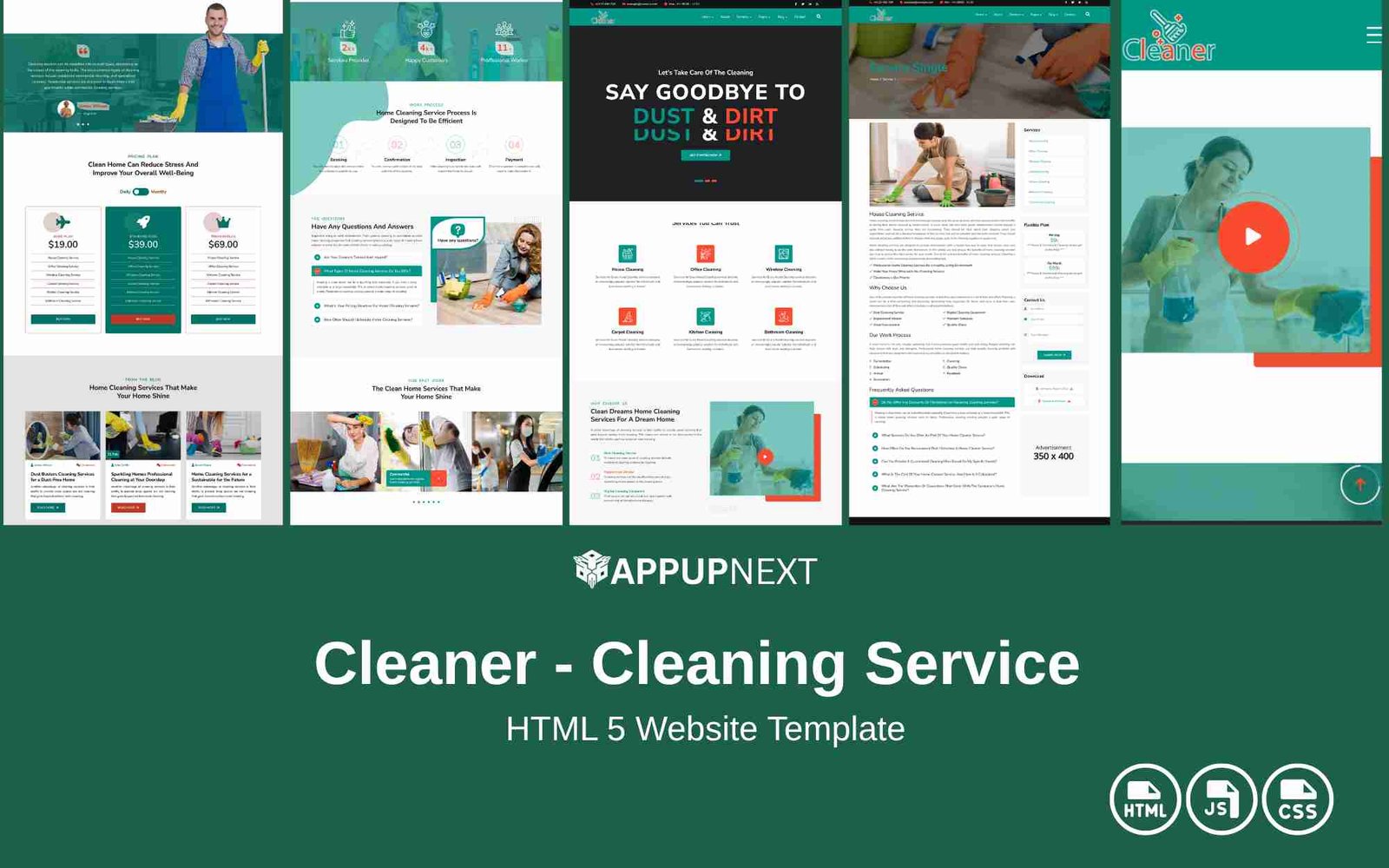Cleaner - Cleaning Service- HTML 5 Website Template - v2