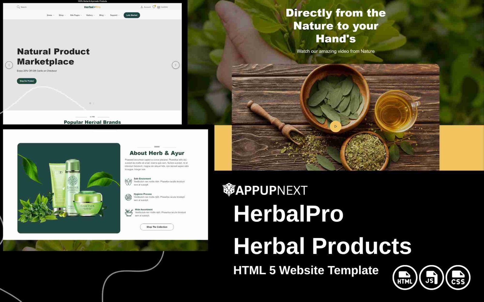 HerbalPro - Herbal Products - HTML 5 Website Template - v1