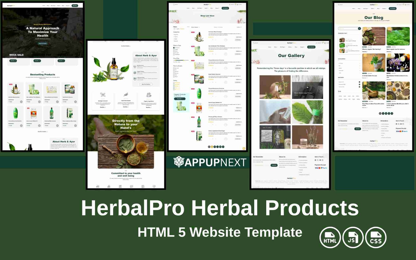 HerbalPro - Herbal Products - HTML 5 Website Template - v3