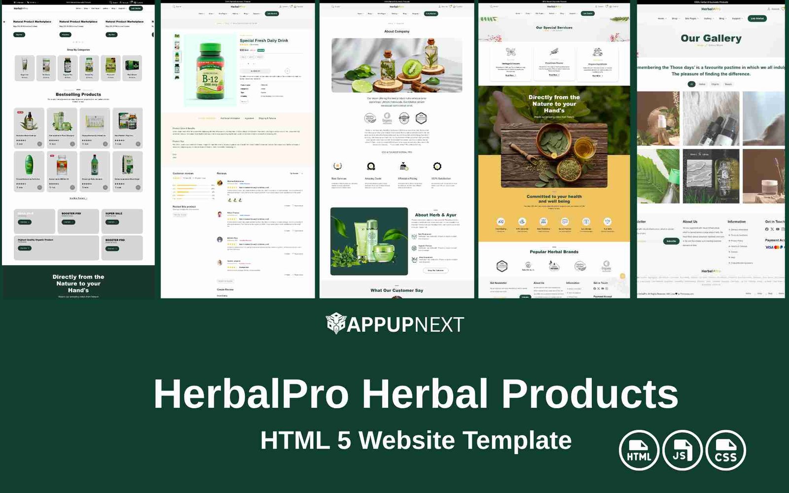 HerbalPro - Herbal Products - HTML 5 Website Template - v4